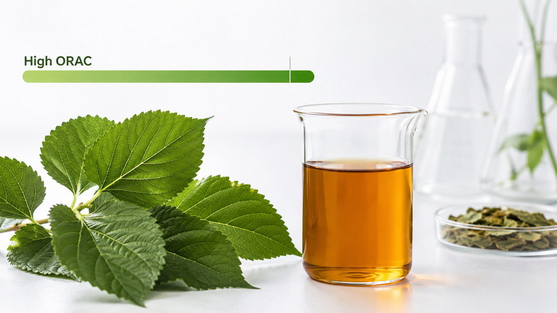 뽕나무 잎 추출물 대. 치자나무 추출물: 전신 염증에 대한 ORAC 관리